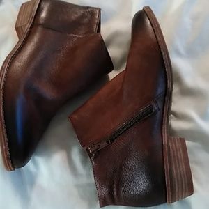 Giani Bini Leather Booties 7.5 Boots